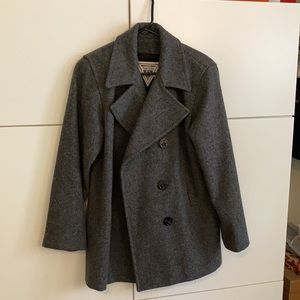 Gray Wool Pea Coat